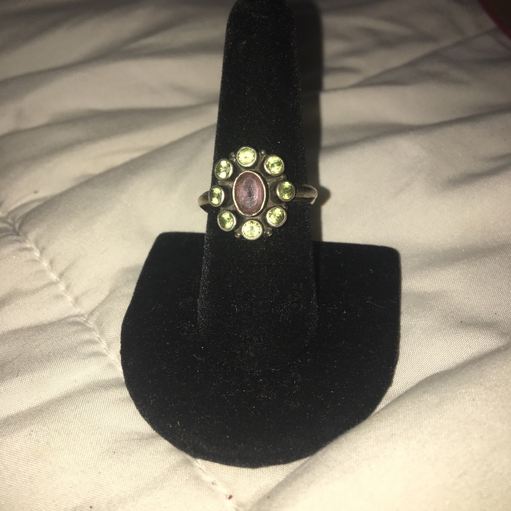 NB 925 Gemstone Ring Size 8 - Picture 5 of 6